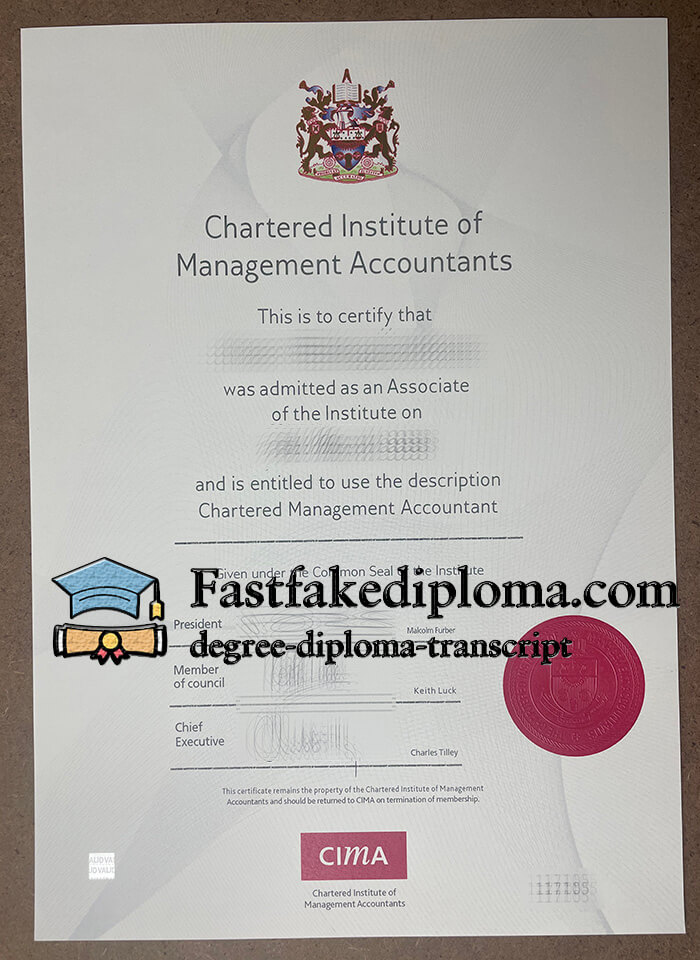 CIMA certificate, buy CIMA fake certificate, how to buy CIMA certificate?
