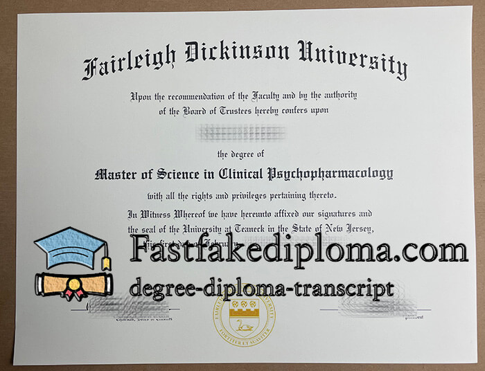 Buy Fairleigh Dickinson University diploma, get FDU degree online.