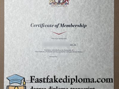 ICAEW certificate