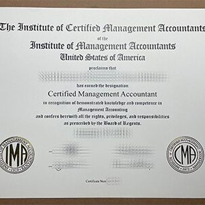 purchase realistic CMA certificate