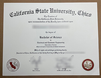 get California State University Chico diploma