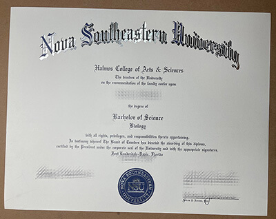 buy Nova Southeastern University diploma
