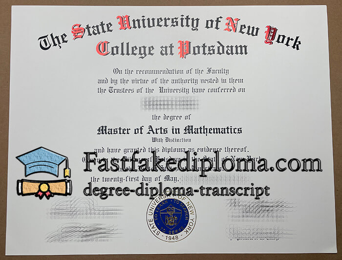 purchase realistic State University of New York College at Potsdam degree
