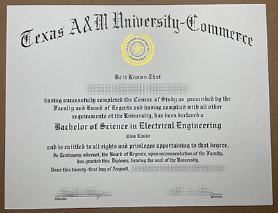 Purchase a Texas AM University Commerce fake diploma.