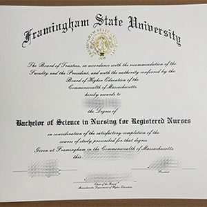 Buy Framingham State University diploma
