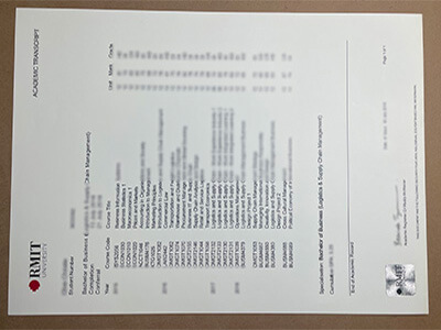 RMIT University diploma