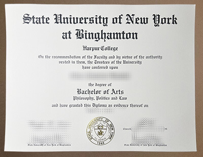 SUNY Binghamton diploma, get SUNY Binghamton degree