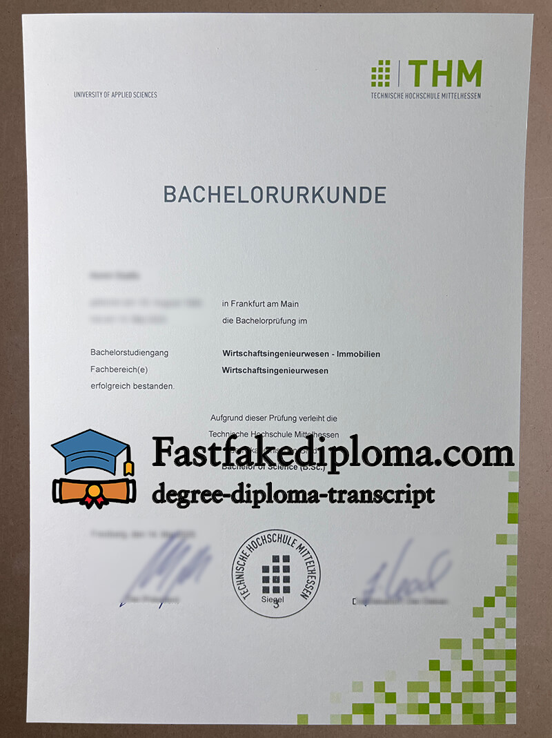 Order THM fake certificate