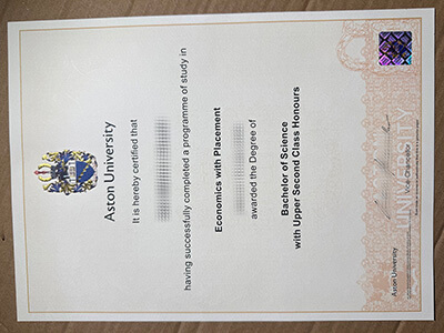 Buy Aston University diploma