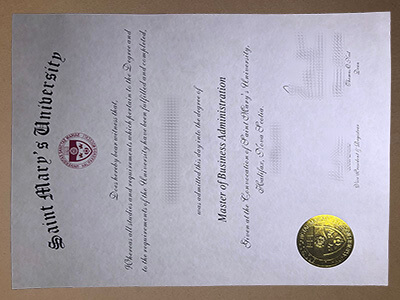 Can I order Saint Mary's University diploma?